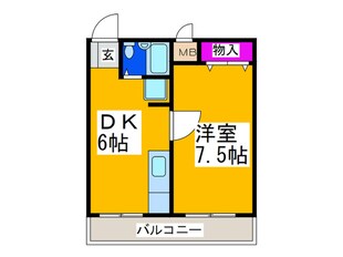 ロゴス中百舌鳥の物件間取画像